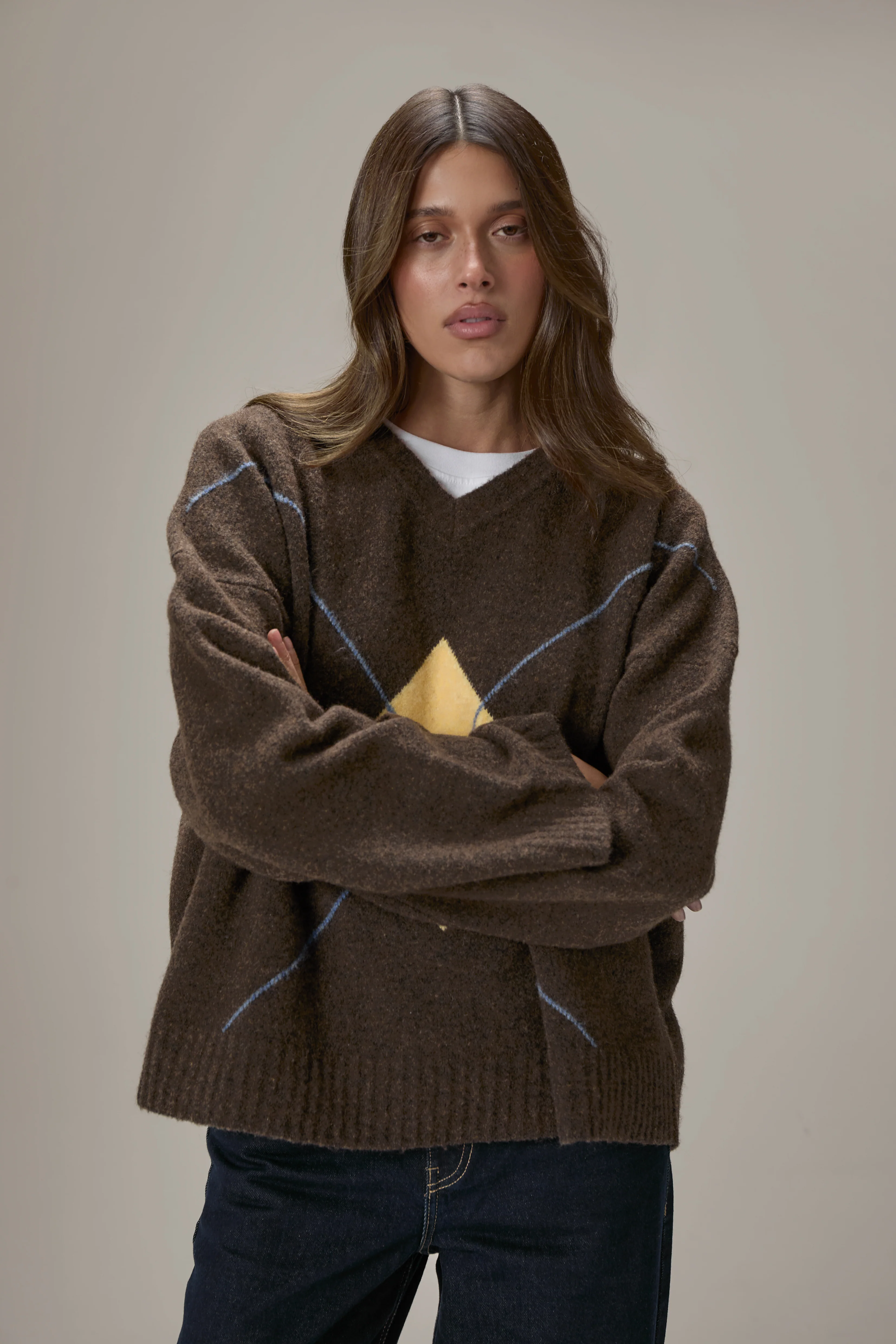 Bally Diamond Knit Sweater - Image 6