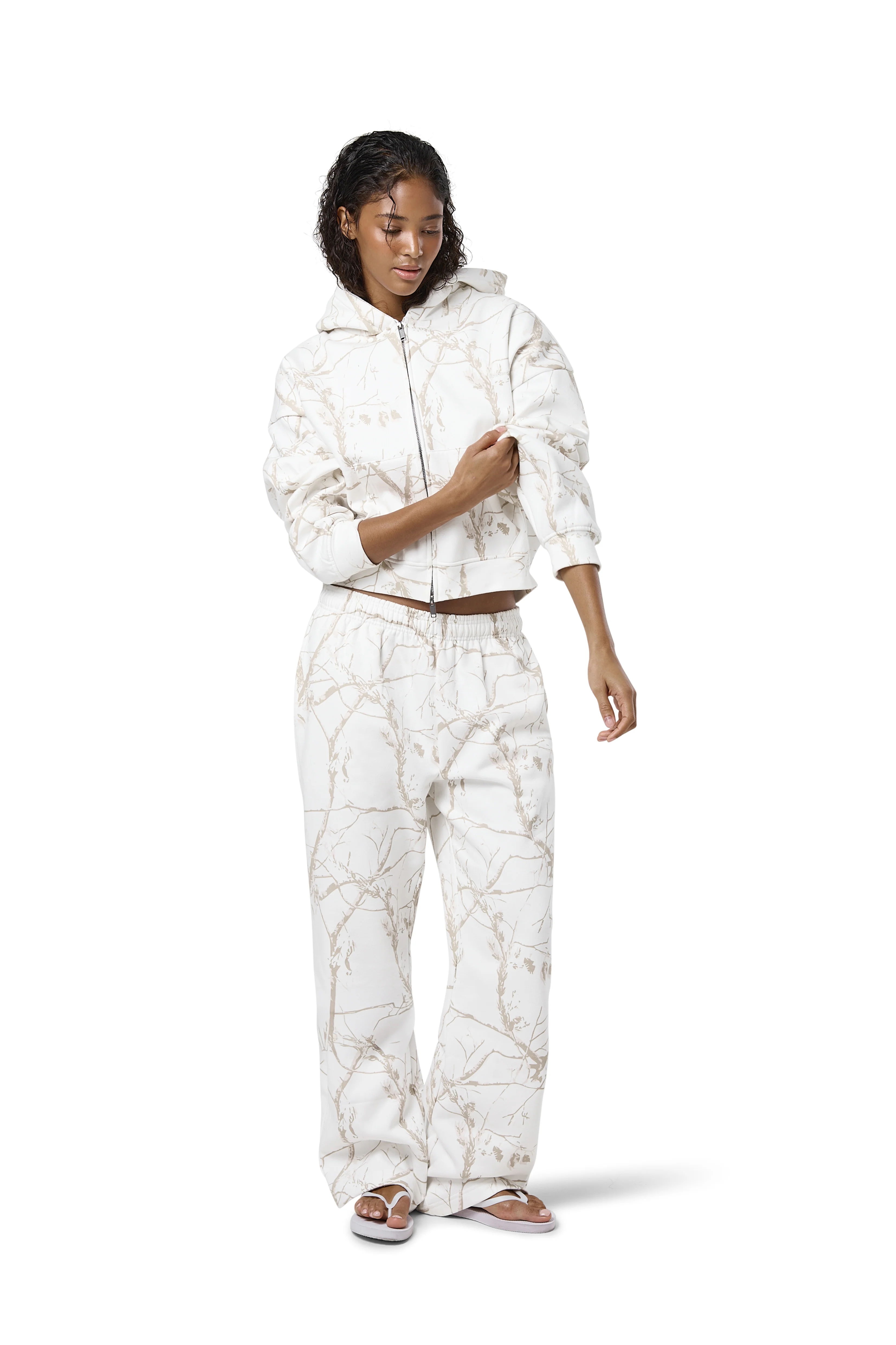 Ranch Straight Leg Sweatpants in Milk - Image 3