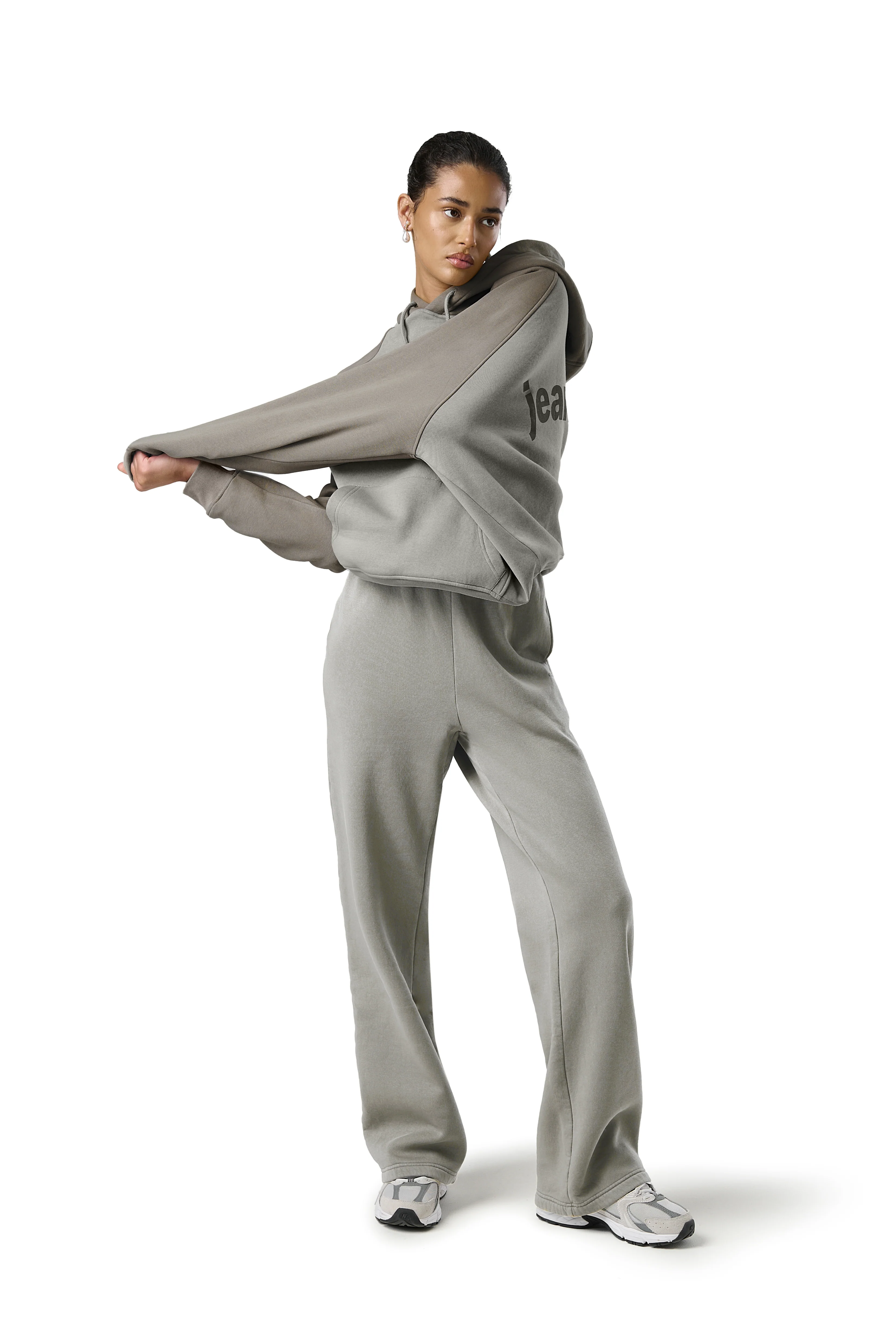 Trademark Wide Leg Sweatpants in Champ - Image 6